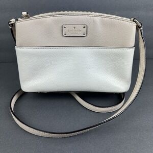 Kate Spade New York Grove Street Millie Crossbody Bag Warm Beige Leather Handbag